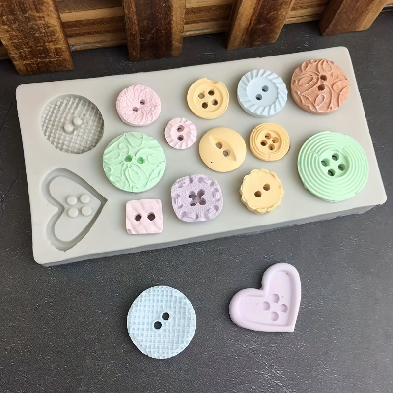 Soap Making Guide - Силиконовая форма для пуговиц, силиконовая форма