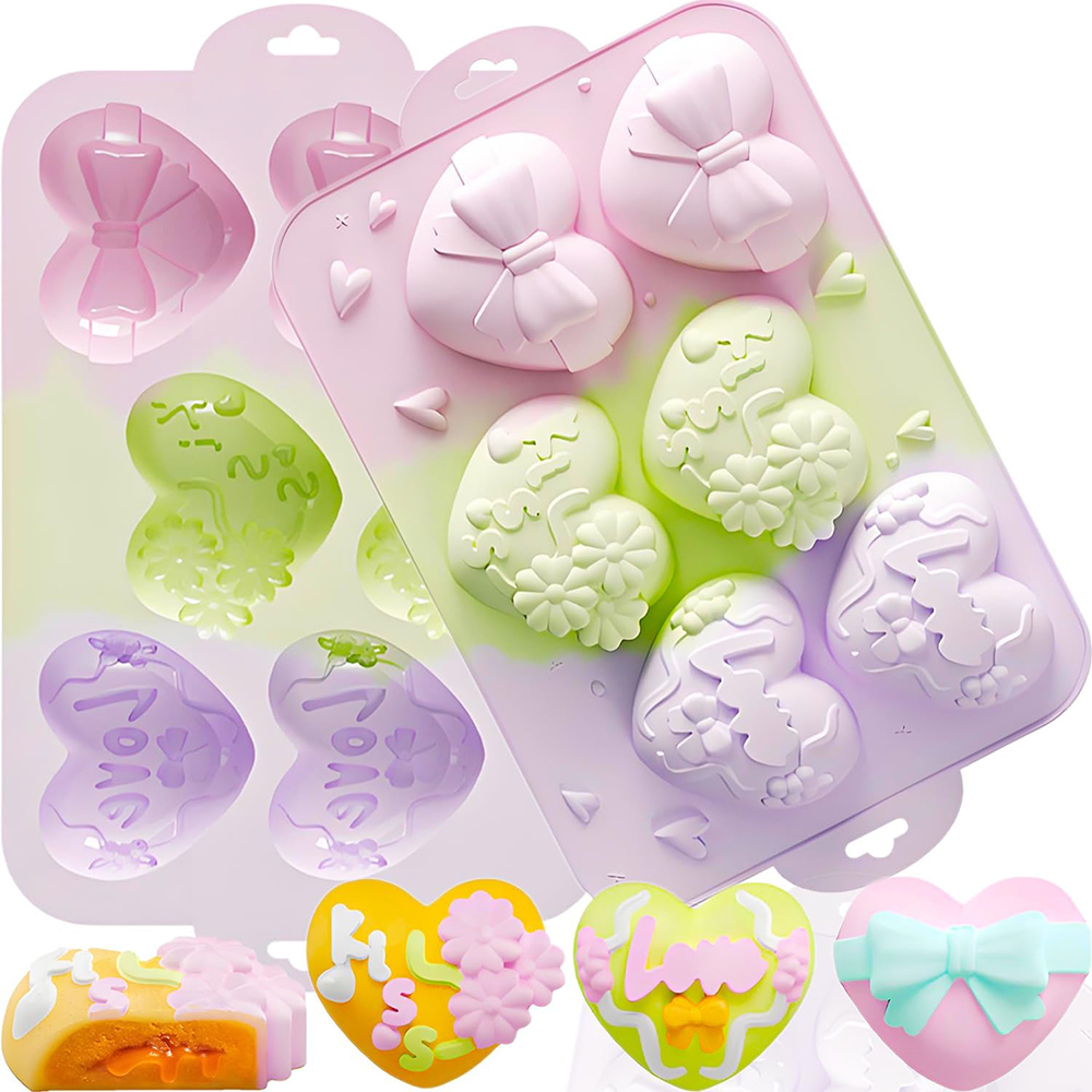 Soap Making Guide - Силиконовые формы в форме сердца для