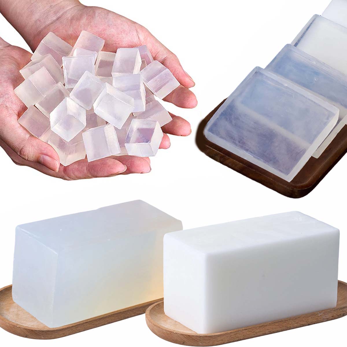 1000 г г глицериновая мыльная  – обзор и цена Soap Making Material Wholesale