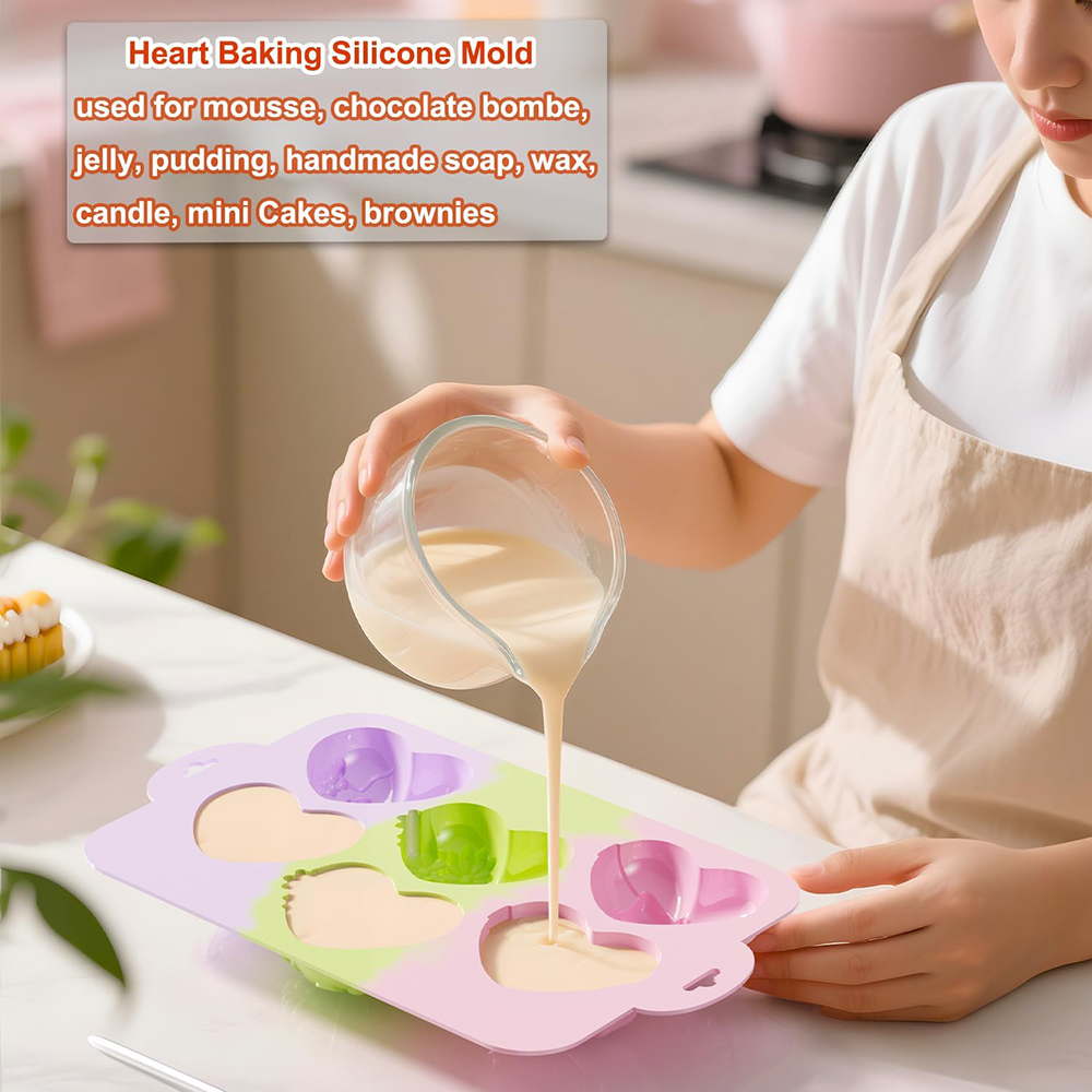 Силиконовые формы в форме серд – обзор и цена Soap Making Guide