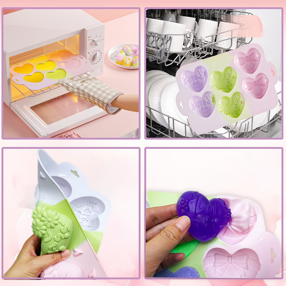 Силиконовые формы в форме серд – обзор и цена Soap Making Guide