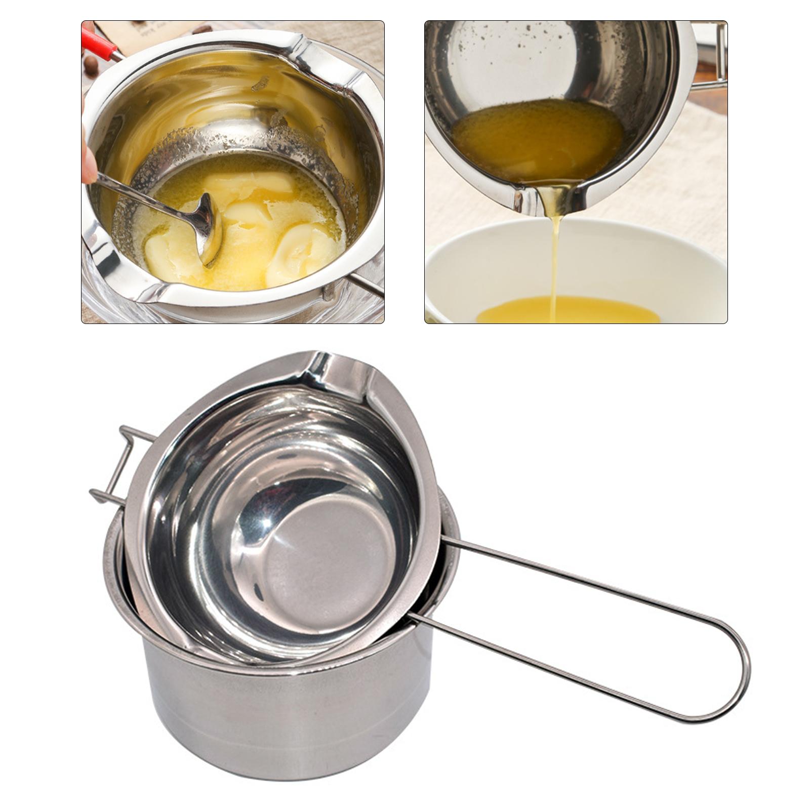 2x Термостойкий ковш с длинной – обзор и цена Soap Making Double Boiler
